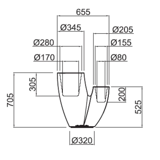 Middle Sahara Vases 21st 5