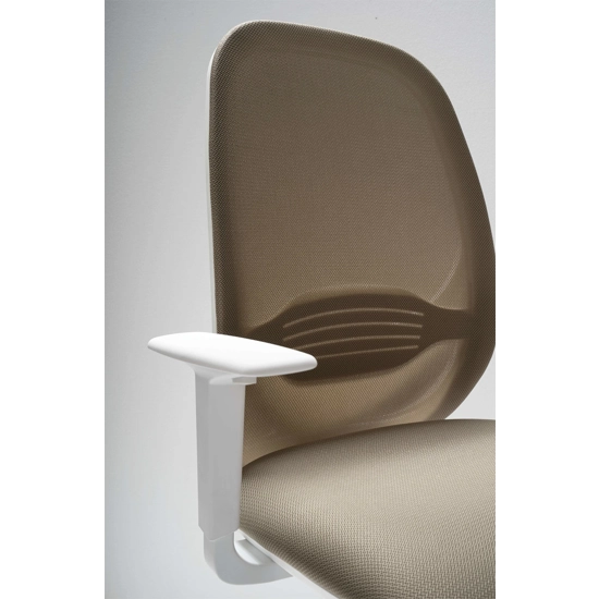 Dallas White Ergonomic office chairs Ap Factor 1