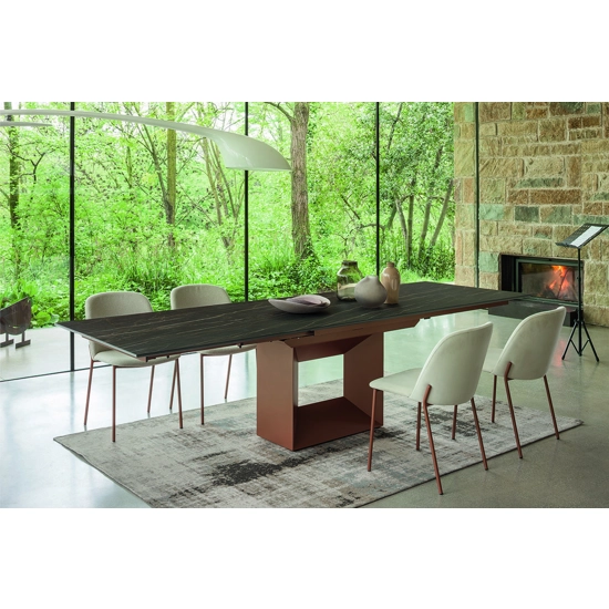 Defense 180x90 (280) - Allunga con Continuità di Vena Tavoli in ceramica Altacom 4