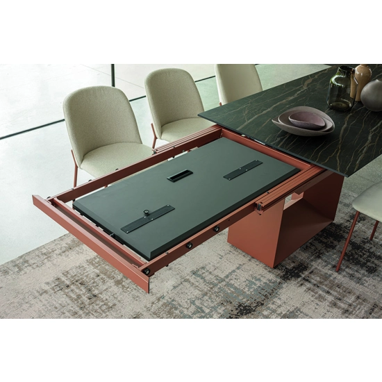 Defense 180x90 (280) - Allunga con Continuità di Vena Tavoli in ceramica Altacom 6