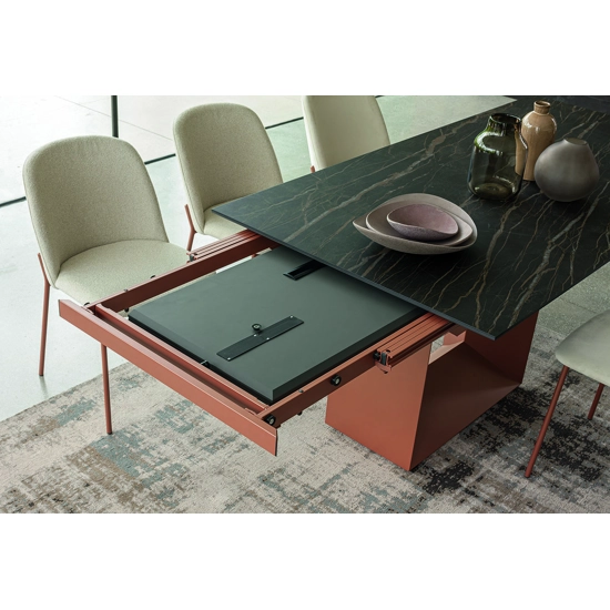 Defense 180x90 (280) - Allunga con Continuità di Vena Tavoli in ceramica Altacom 5