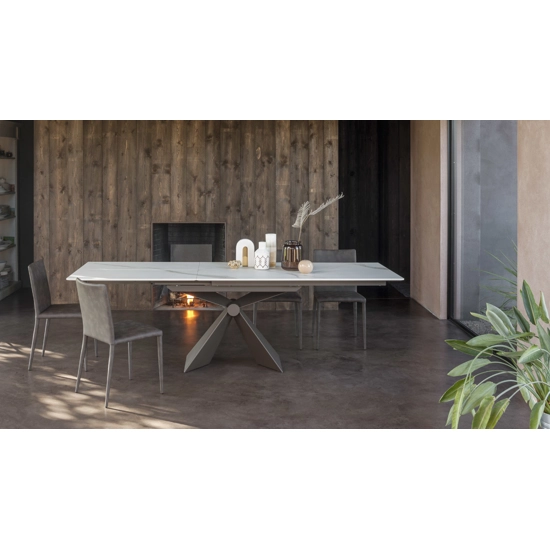 Sintesi 160x90 (260) - Allunga con Continuità di Vena Modern tables Altacom 4