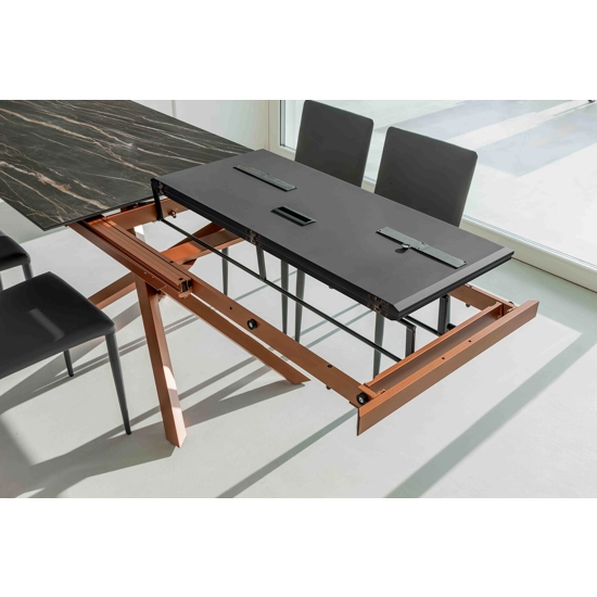 Tokyo 180x90 (280) - Allunga con Continuità di Vena Modern tables Altacom 2