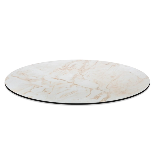 Piani HPL Stratificato Calacatta Finitura Shiky Table tops Progetto Sedia 1