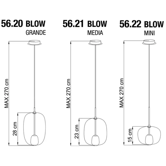 Blow composizione a grappolo Accessori d'arredo Bontempi 4