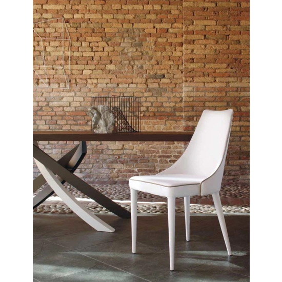 Clara Leather and eco-leather chairs Bontempi 2