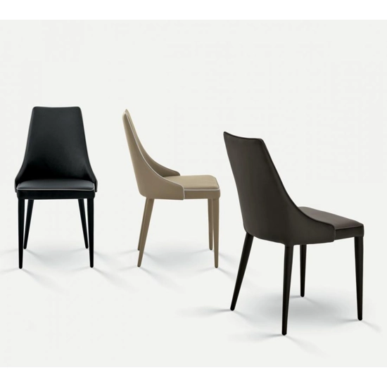 Clara Leather and eco-leather chairs Bontempi 4
