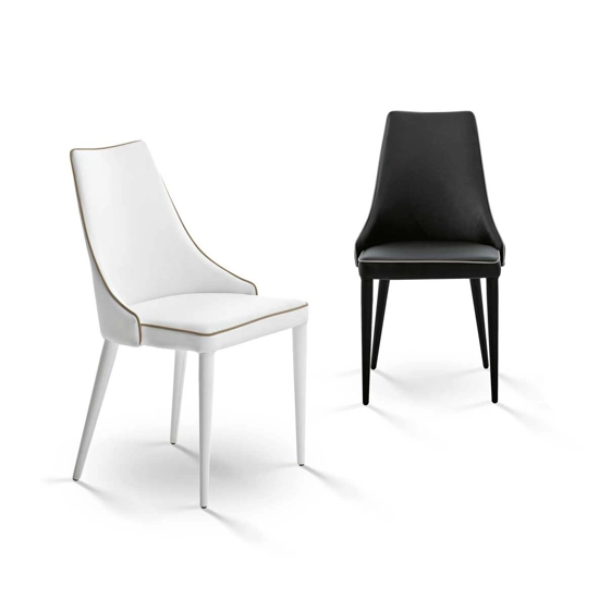 Clara Leather and eco-leather chairs Bontempi 8