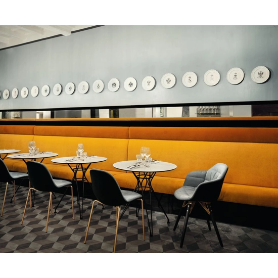 Mood padded steel Plastic chairs Bontempi 4