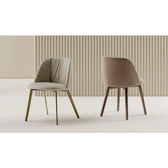 Agatha - Gamba Metallo Sedie imbottite Bontempi 3