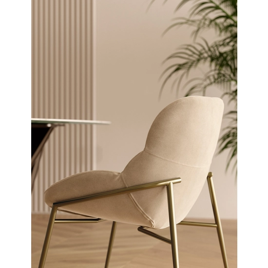 Amelie Telaio in Tubo Conificato Sedie imbottite Bontempi 1