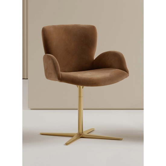 Ariel con Braccioli - Base Girevole Sedie imbottite Bontempi