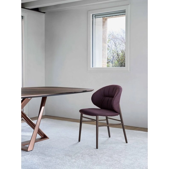 Drop wooden legs Upholstered chairs Bontempi 2