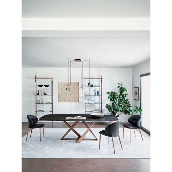 Drop conical legs Upholstered chairs Bontempi 4