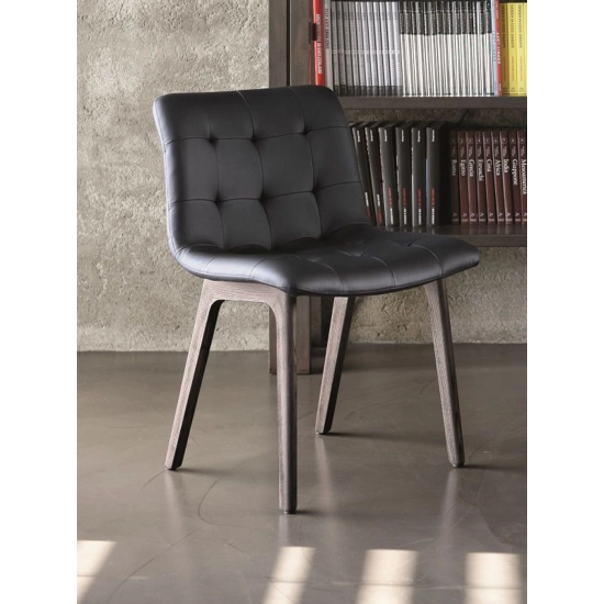 Kuga legs Wood Upholstered armchairs Bontempi 5