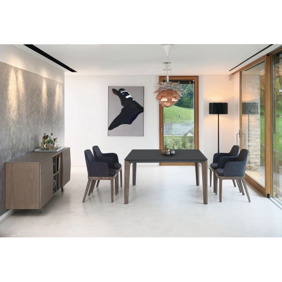 Margot armchair with wooden legs Office armchairs Bontempi 1