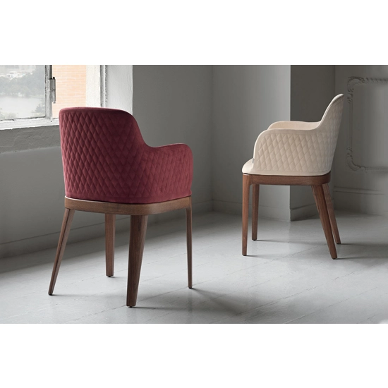 Margot armchair with wooden legs Office armchairs Bontempi 3