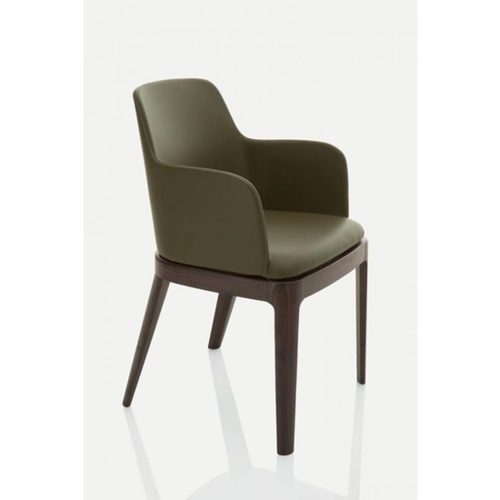 Margot armchair with wooden legs Office armchairs Bontempi 6