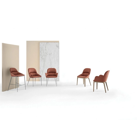 Queen Acciaio Sedie imbottite Bontempi 2