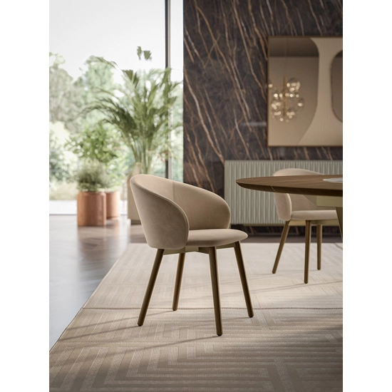 Rebecca Braccioli - Gamba Legno Modern wooden chairs Bontempi 1