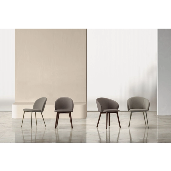 Rebecca - Gamba Legno Modern wooden chairs Bontempi 1