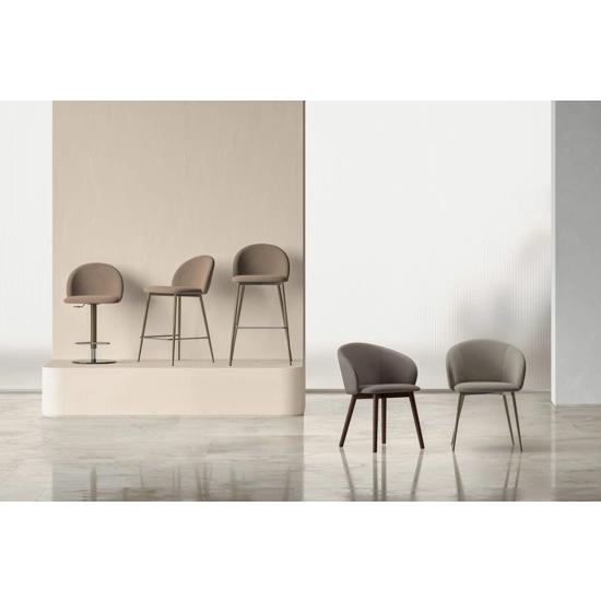 Rebecca Sgabello Alzo Gas Sgabelli imbottiti Bontempi 1