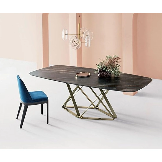 Delta 200x116 in barrel Modern tables Bontempi