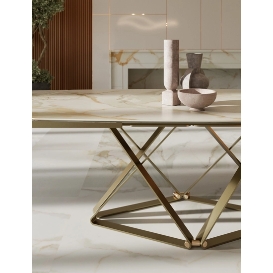 Delta 200x100 Rettangolare Tavoli moderni Bontempi 1