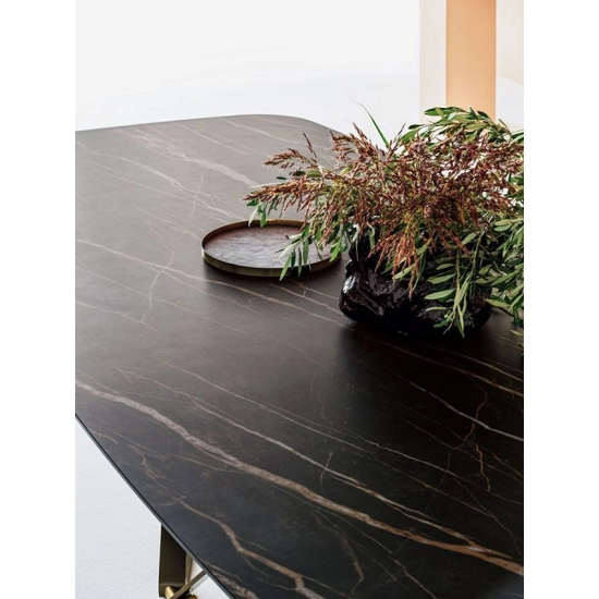 Delta 200x100 Rettangolare Tavoli moderni Bontempi 2