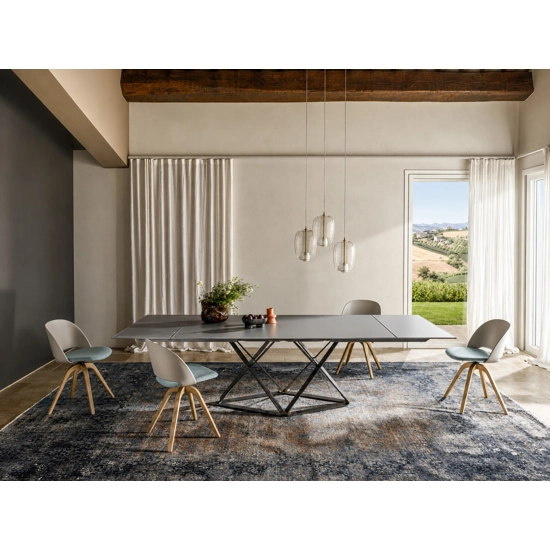 Delta 160x90 (200-240) Modern tables Bontempi