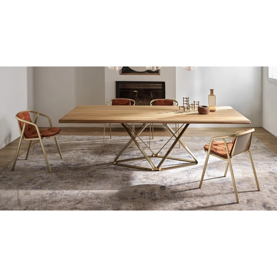 Delta 200x100 Rettangolare Tavoli moderni Bontempi 4