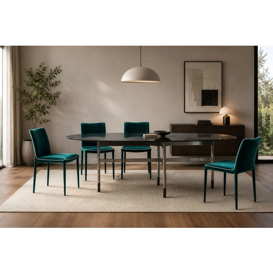 Elliptical Glamor 200x106 Fixed Fixed tables Bontempi