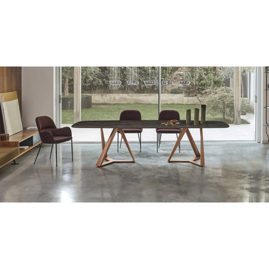 Millennium 300x120 XXL Fixed Barrel Modern tables Bontempi 1