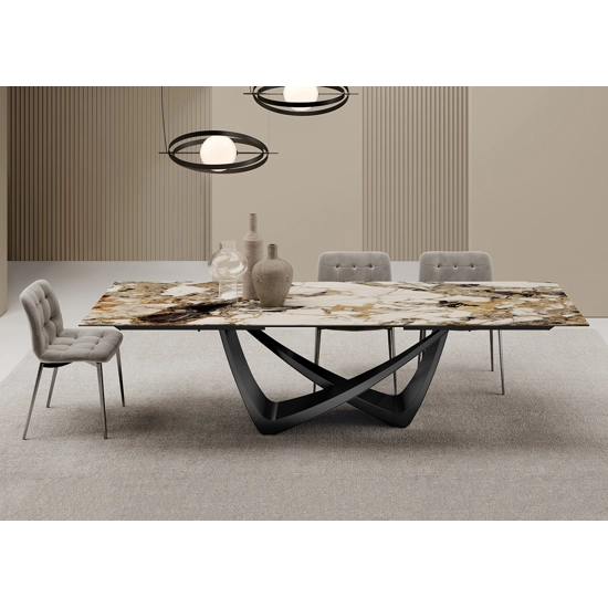 Bach 190x100 (240-290) Modern tables Bontempi