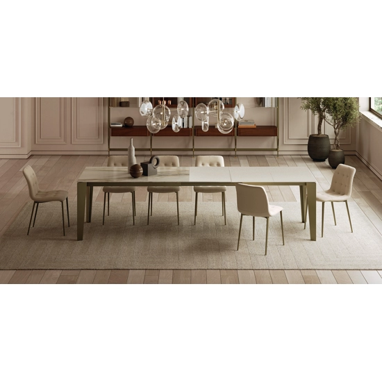 Cruz XXL 140x90 (193-246-299) Modern tables Bontempi 1