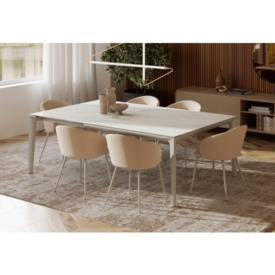 Duke 140x140 (200) Tavoli moderni Bontempi