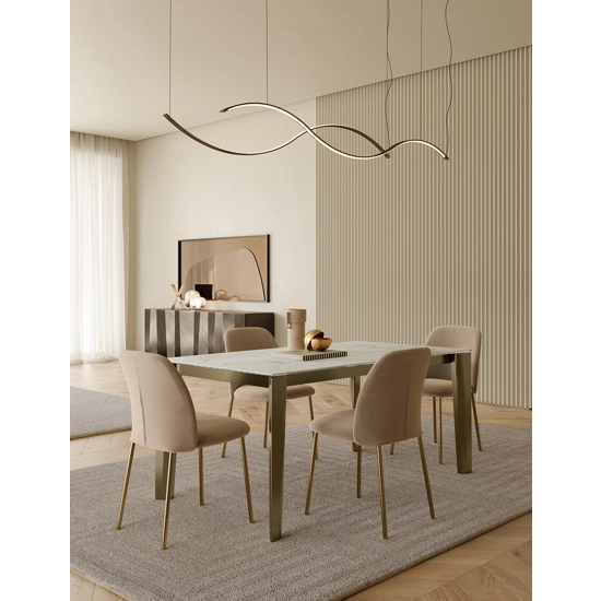 Etro 160x90 Fisso Tavoli in ceramica Bontempi 1