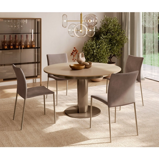 Giro Ø130 (210) with column base Living room tables Bontempi