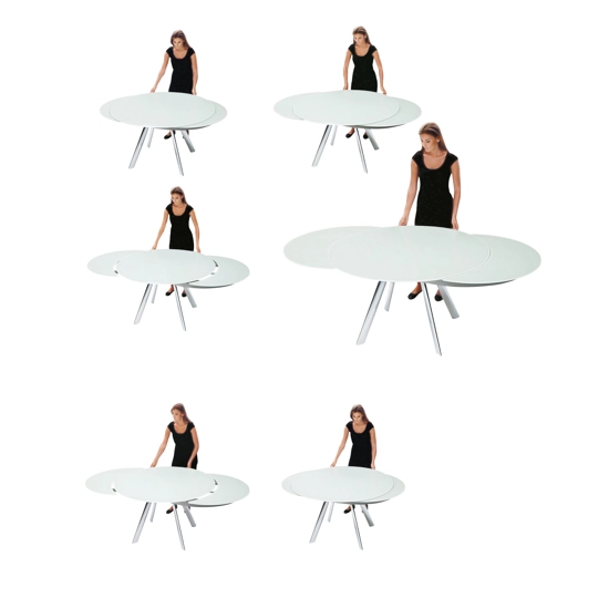 Giro Ø 130 (210) con 4 gambe Tavoli da cucina Bontempi 4