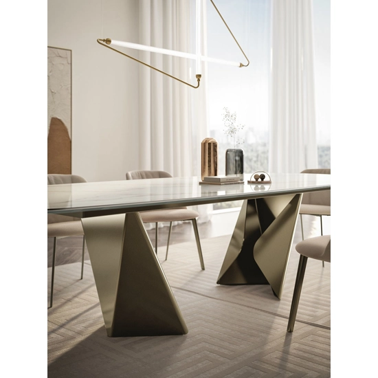 Kaleido 200x116 Piano A Botte Tavoli moderni Bontempi 1