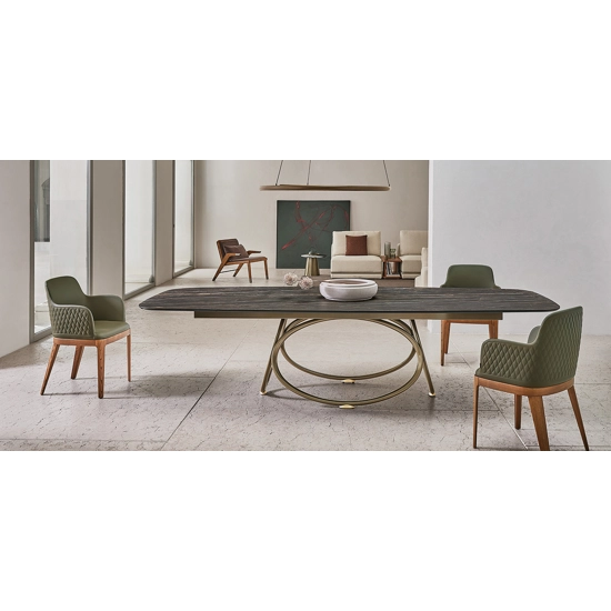 Louis 200x116 Fisso - Piano a Botte Tavoli moderni Bontempi 1