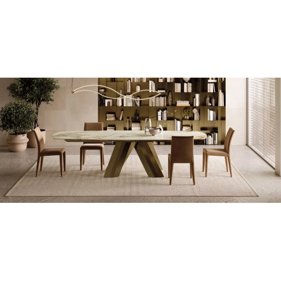 Menhir 170x106 (210-250) Ceramic tables Bontempi 1