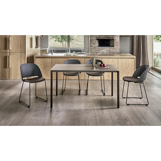 Moon 120x80 Fixed Modern tables Bontempi