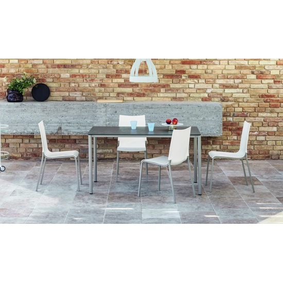 Moon 120x80 Fixed for Outdoor Contract tables Bontempi