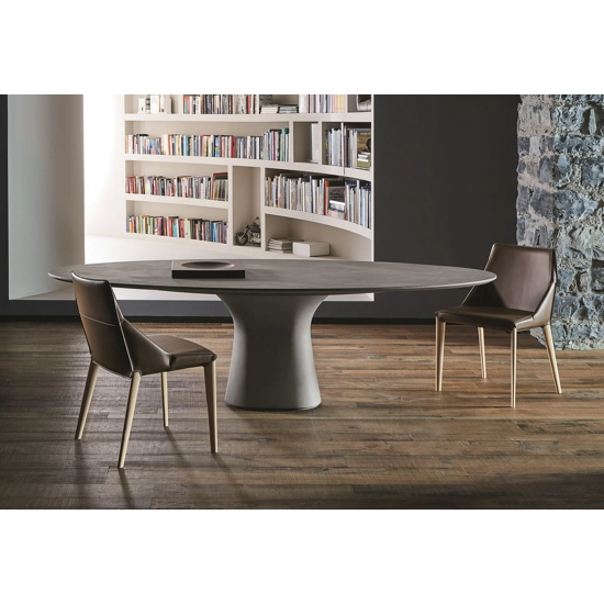 Podium 200x106 Piano Ellittico Tavoli moderni Bontempi 5
