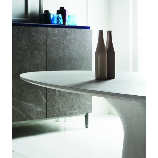 Podium 200x106 Piano Ellittico Tavoli moderni Bontempi 6