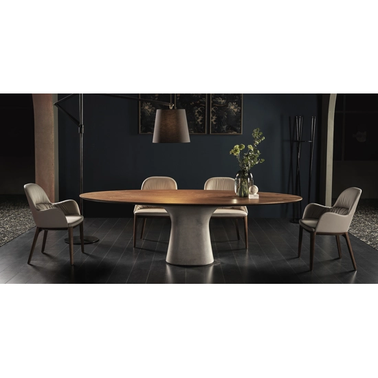 Podium 200x106 Piano Ellittico Tavoli moderni Bontempi 8
