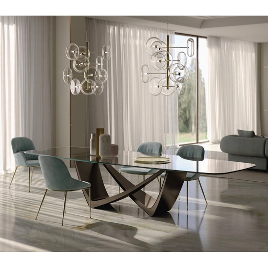 Bach 220x116  Piano a Botte Tavoli in ceramica Bontempi 3