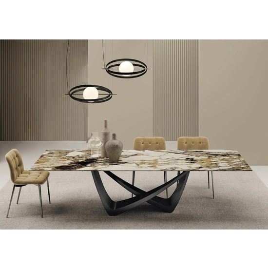 Bach 200x100 Piano Rettangolare Tavoli moderni Bontempi 3