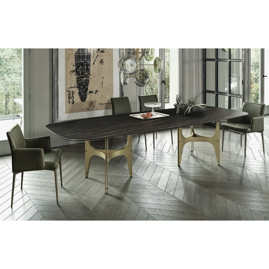 Universe XXL 300x120 Barrel top Modern tables Bontempi 4